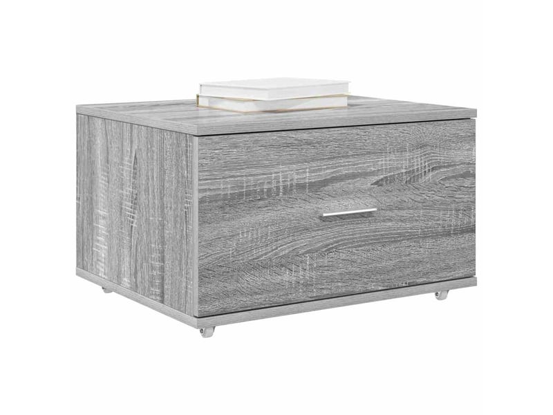  Armoire de rangement bureau, armoire à tiroirs 55 x 45 x 31 cm gris sonoma  - Conforama C