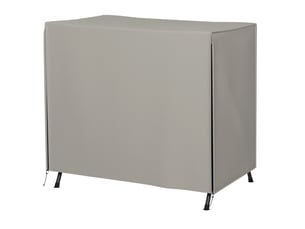 Housse de protection pour balançoire de jardin 177 x 114 x 152 cm grise en polyester avec fermeture éclair