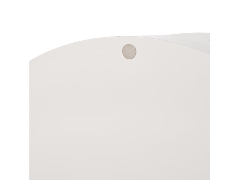  Table basse 70x70x35,5 cm plateau rotatif à 360° led mdf blanc  - Conforama E