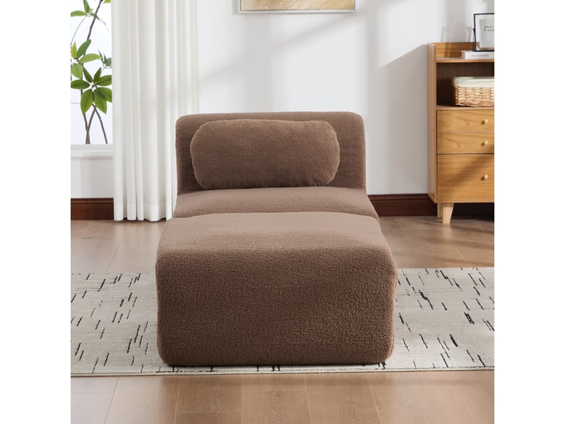 Canapé de salon, canapé pour séjour, camel, pour salon et séjour, pour intérieur, mobilier pour espace de vie - Conforama R