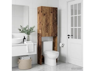 Armoire de toilette arnhem bois ancien 66x25.5x190 cm
