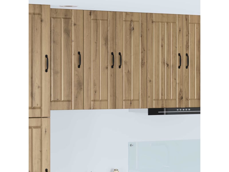 Meuble haut cuisine ; armoire de cuisine chêne artisanal 60 x 31 x 80 cm  - Conforama B