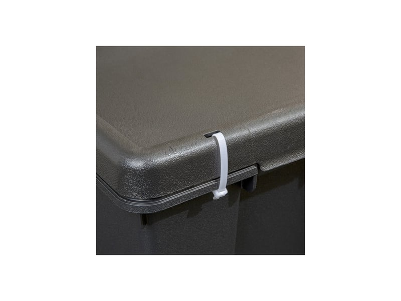Boîte stockage en plastique noir 40 x 59,5 x 37 cm 62l 35471C - Conforama D