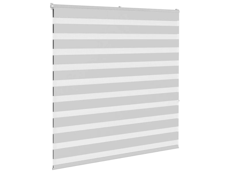  Store zèbre, store de fenêtre gris clair largeur du tissu 140,9 cm polyester cf48472  - Conforama C
