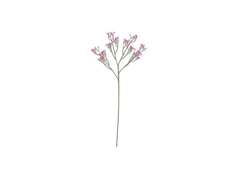  Fleurs artificielles en gypsophile pour vase et bouteille, bouquet de mariage factice en plastique pour la maisonrose rouge  - Conforama A