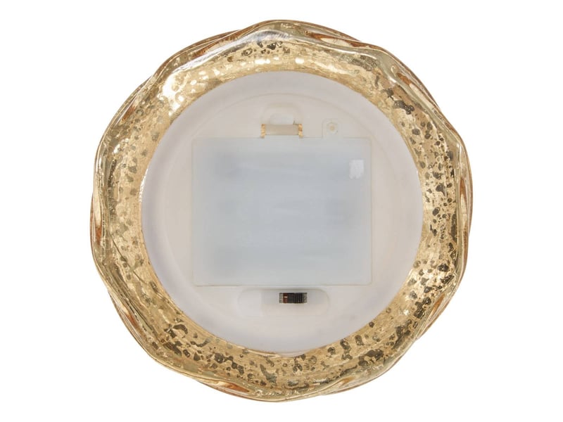  Sapin led verre dore h31  - Conforama B