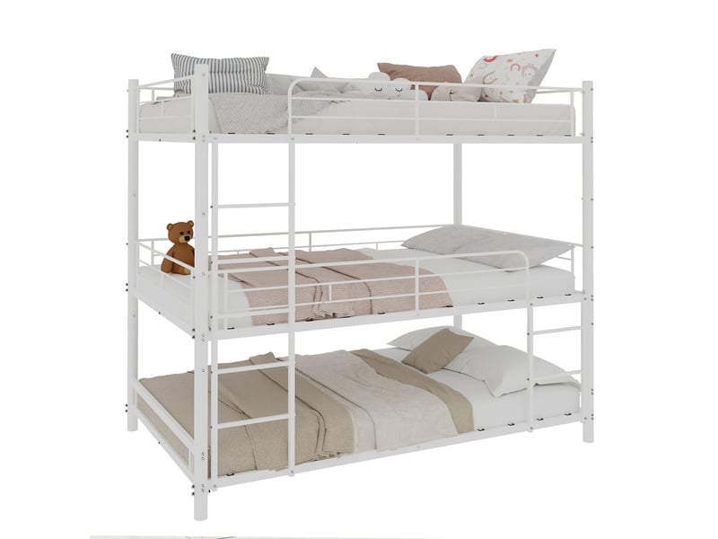  Cadre de lit, blanc, lit enfant 90x190 cm  - Conforama R