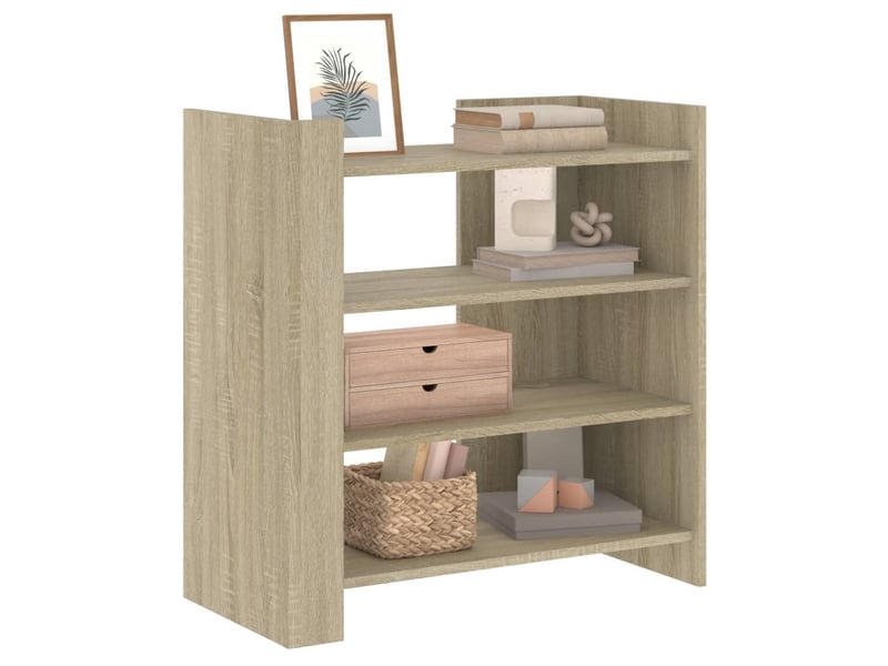  Buffet - bahut - meuble de rangement chêne sonoma 73,5x35x75 cm bois d'ingénierie  - Conforama C