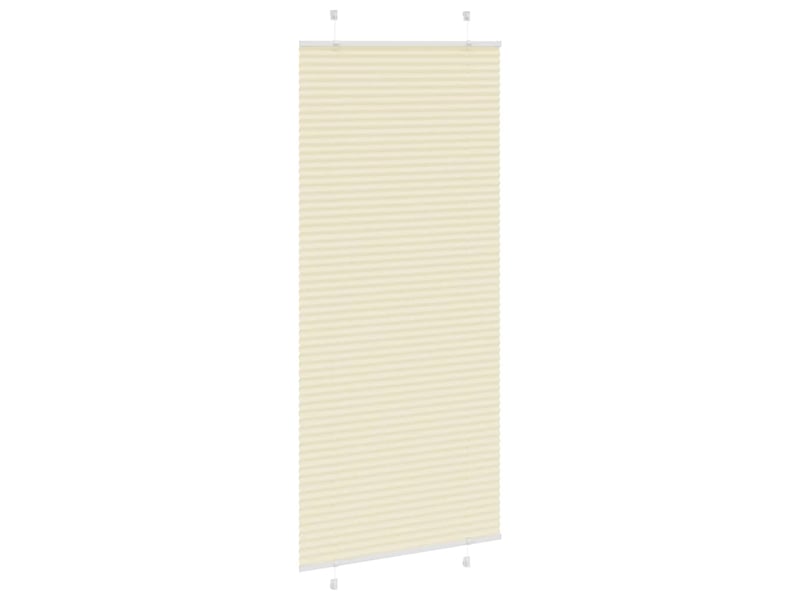  Store plissé, store de fenêtre crème 100x200cm largeur du tissu 99,4 cm polyester cf46819  - Conforama D