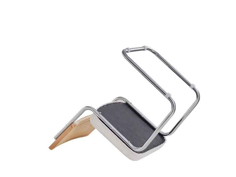  Lot de chaises 4 pièces à structure en porte-à-faux dossier respirant forme élégante usage multifonctionnel  - Conforama D