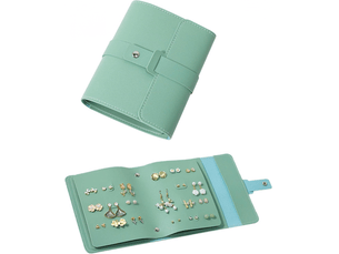 Rangement pour boucles d'oreilles pratiques petit livre sacs de rangement d'oreilles boîte à bijoux organisateur de bijoux étui presentoir
