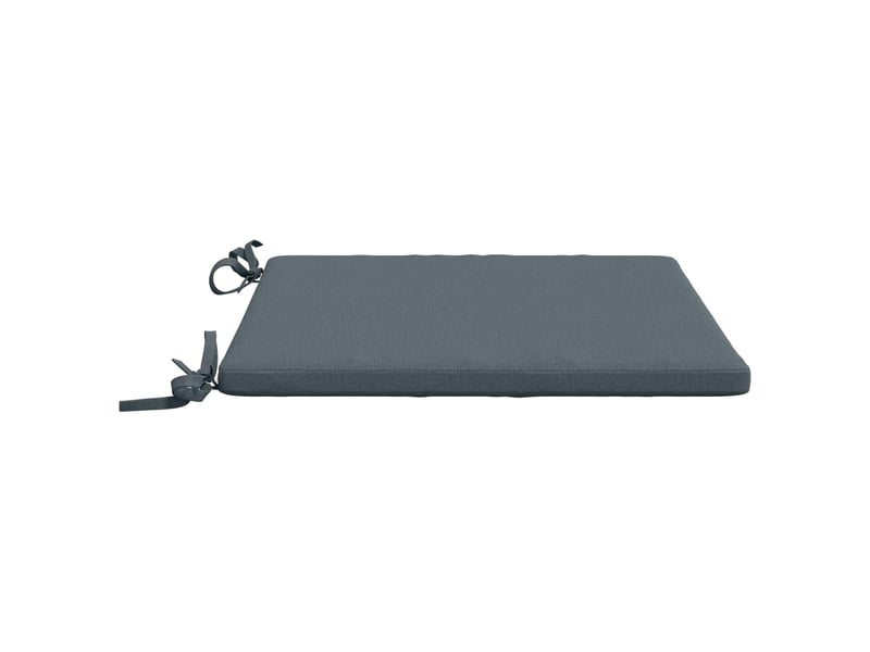  Lot de 4 coussins de siège, coussins d'assise soest 100 % polyester bleu cf60332  - Conforama D