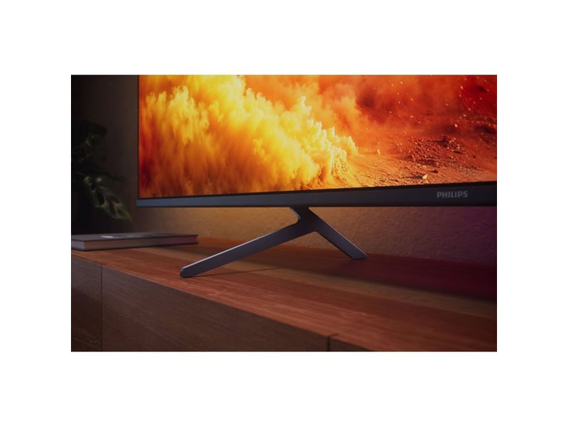  Television led smart tv 55 4k ultra hd noir mat ambilight 3 hdmi earc 55PUS8001/12 - Conforama C