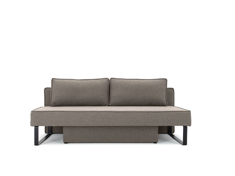 Canapé nomi 3 places tissu faro 21 marron - Conforama A