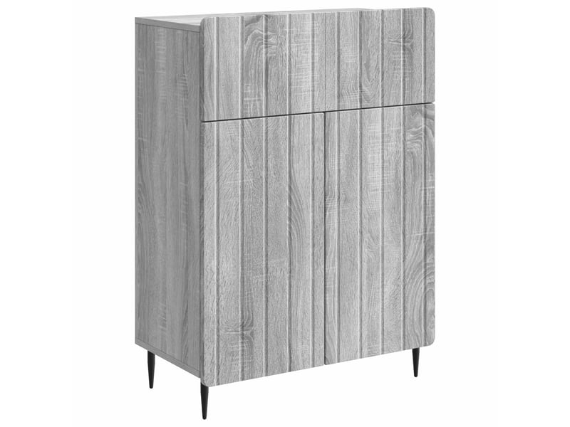  Buffet - bahut - meuble de rangement sonoma gris 66 x 34,5 x 92 cm bois d'ingénierie  - Conforama A