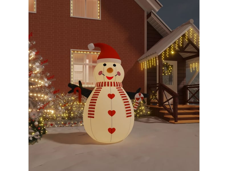  Bonhomme de neige gonflable avec led 250 cm cf62134  - Conforama B