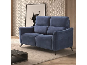 Canapé droit fixe <strong>ALTOBUY</strong> <strong>GARIOS</strong> 2 places Polyester bleu