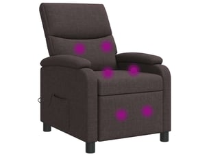 Fauteuil relax manuel VIDAXL  Tissu marron