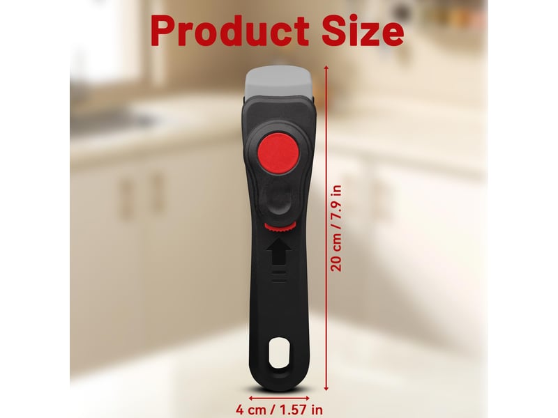 Poignée amovible universelle - manche verrouillage et bouche denté - manche détachable pour casseroles et poêles, supporte 5 kg (noir) (2) - Conforama B