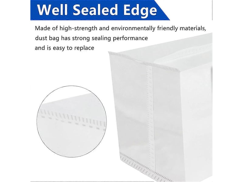  9 pack dust bags for t30 t30 pro t30 max vacuum cleaner, large capacity, replacement accessories  - Conforama D