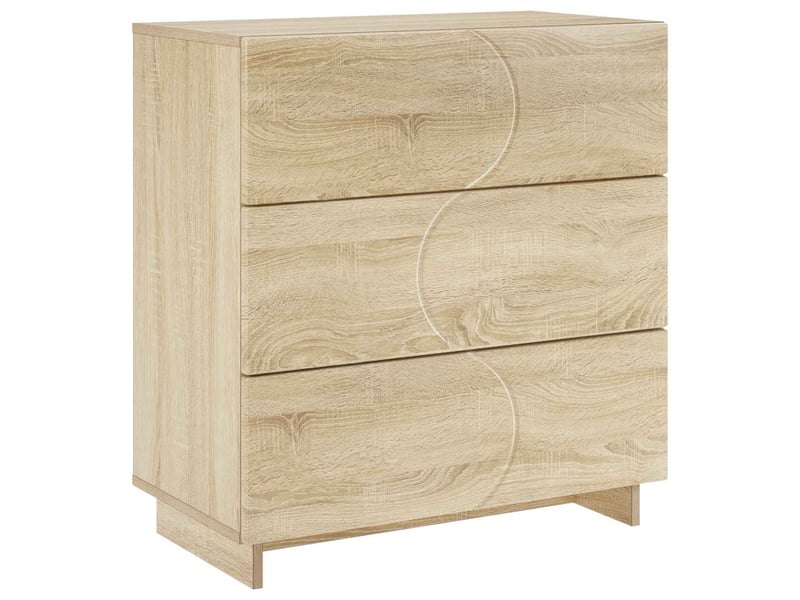 Buffet salon, buffet de rangement chêne sonoma 70x38x75 cm bois d'ingénierie - Conforama A