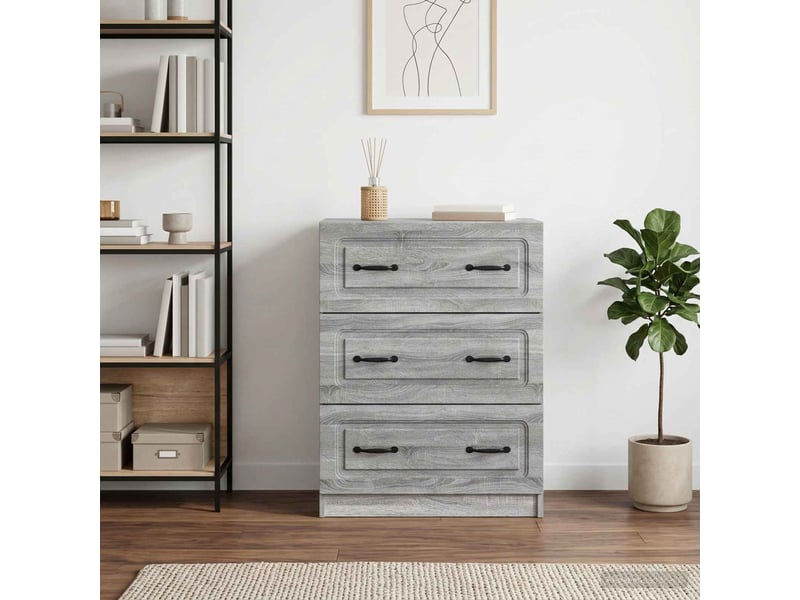  Armoire de rangement bureau, armoire à tiroirs 66 x 34,5 x 87 cm bois d'ingénierie shl9367  - Conforama B