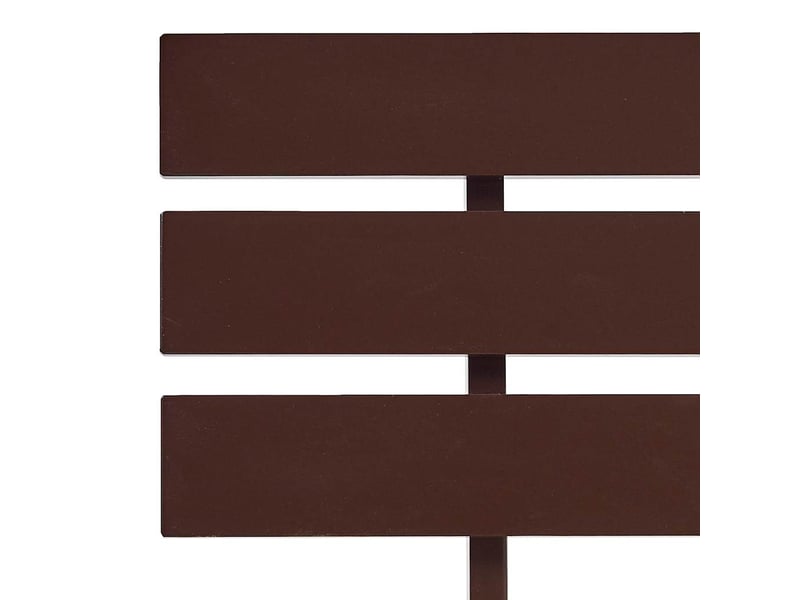 Lit simple- lit adulte -  cadre de lit sans matelas marron foncé pin massif 100x200 cm  - Conforama D