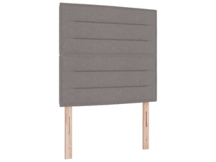 Tete de lit A fixer sur le cadre de lit largeur 100 cm   taupe