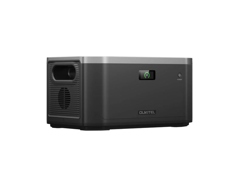 Oukitel batterie d'extension B2000L 2048wh lifepo4 batterie de secours ups 2400w générateur solaire pour camping maison - Conforama B