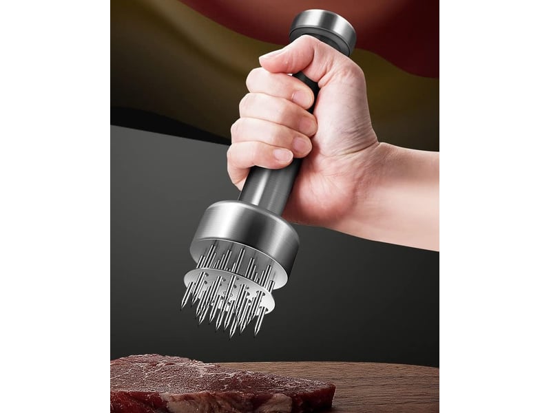  Attendrisseur de viande steak avec aiguille pointue, outil de cuisine attendrisseur d'aiguille à viande manuel en acier inox - attendrir le attendrir NO Commercial reference - Conforama D