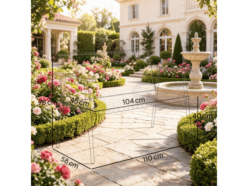 Banc de jardin,110x58x78 cm,2 places avec dossier,résine tressée,gris - Conforama C
