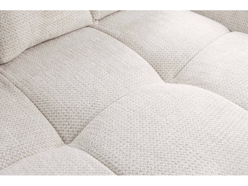 Canapé d'angle beige fixe 4 places  - Conforama J