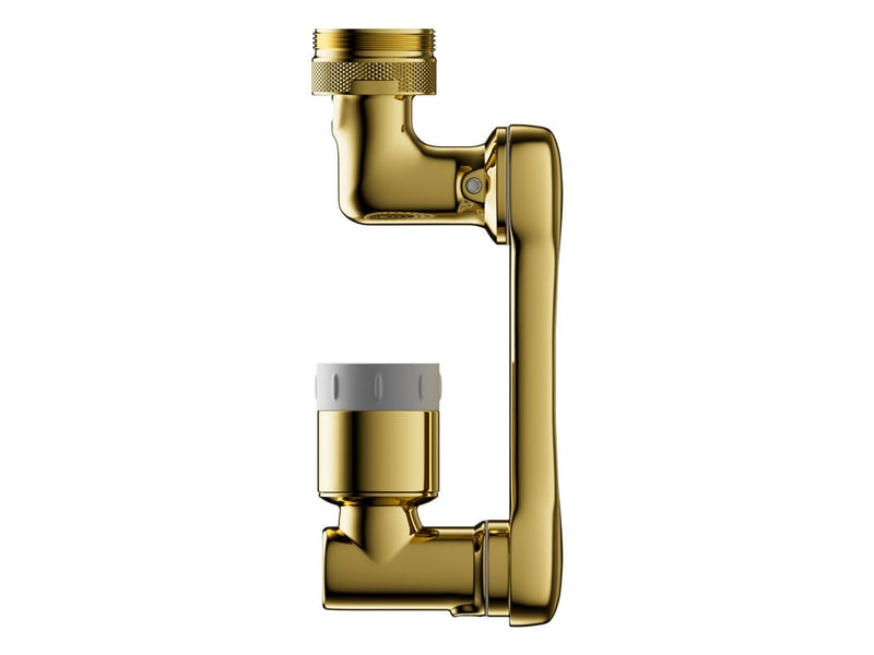  Accessoires d'extension de robinet, aérateur de robinet pivotant à 1080 °, bec mélangeur, 2 buses, aérateur universel  - Conforama A
