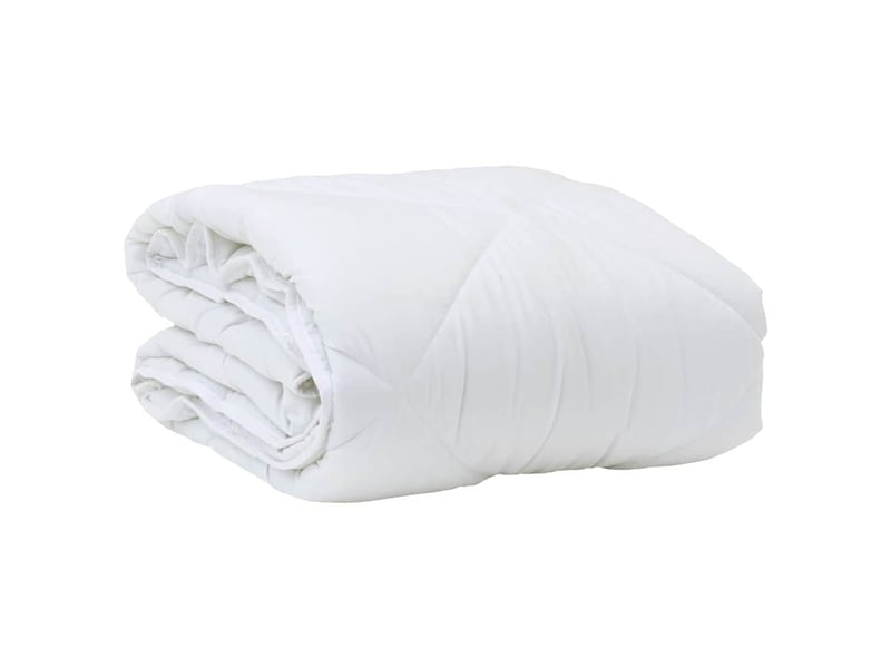  Couette - duvet d'été 220 x 155 x 3 cm été polyester blanc respirant  - Conforama D