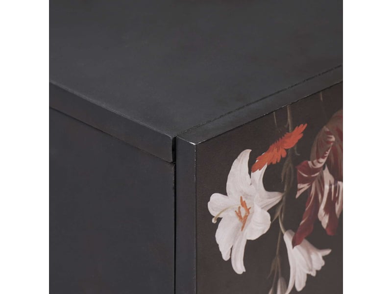  Table de chevet - cabinet de chevet - table de nuit avec tiroir multicolore 50 x 33 x 60 cm  - Conforama E