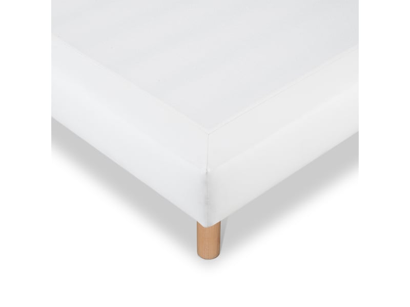  Sommier tapissier simili faro - blanc - 80x200 3SO0207180820.0800 - Conforama E