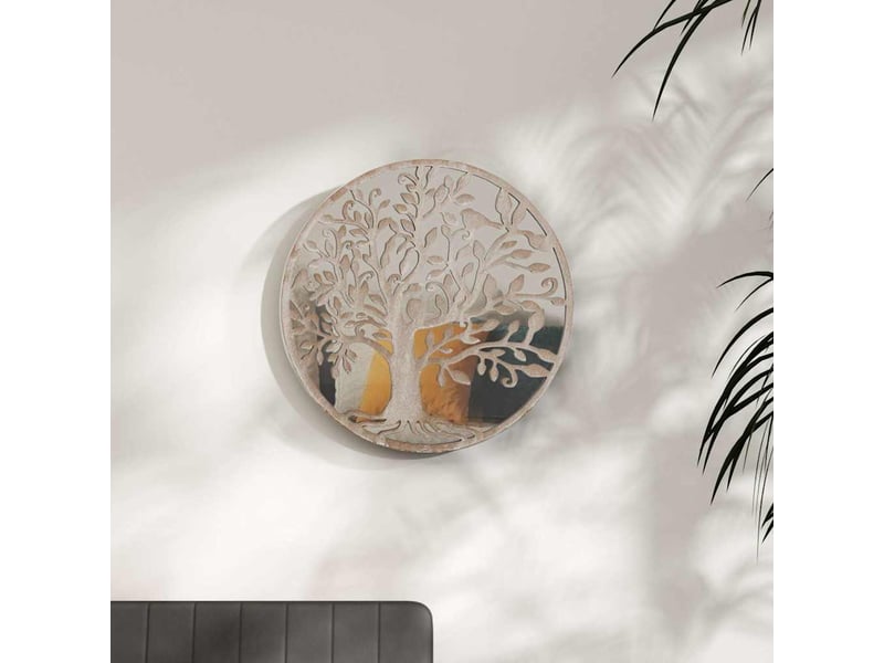  Miroir, miroir décoratif sable 40x2,5 cm fer pour utilisation à l'intérieur cf62908  - Conforama B