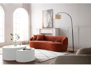 Table basse coloris blanc <strong>MIVRAY </strong> <strong></strong>