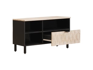 Meuble tv coloris blanc 80 cm   