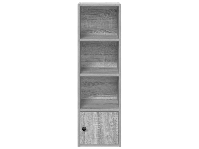  Bibliothèque, meuble de rangement salon sonoma gris 31x24x102 cm bois d'ingénierie  - Conforama E