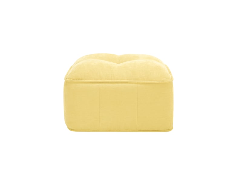  Pouf polyester-jaune SF20260305024 - Conforama D