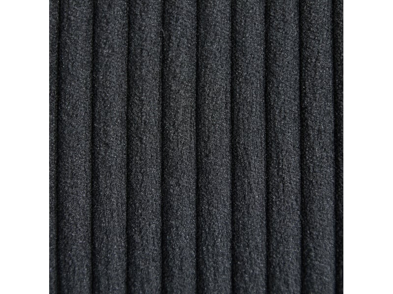  Canapé 2 places 170x86x60 cm à assise profonde noir  - Conforama D