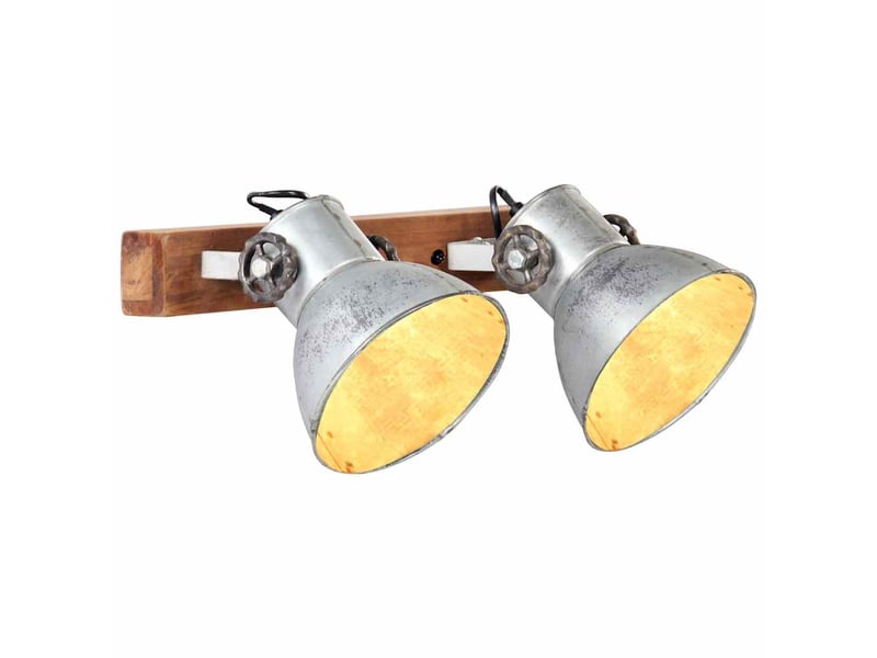  Lampe murale, applique murale industrielle argenté 45x25 cm e27  - Conforama B