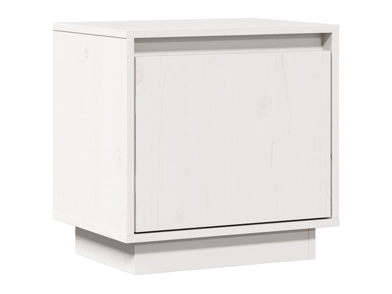 Table de chevet - cabinet de chevet - table de nuit blanc 40x30x40 cm bois de pin solide - Conforama A