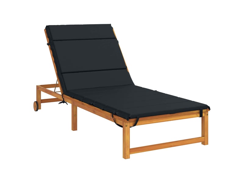  Coussin de transat, coussin pour bain de soleil gemert 100 % polyester bleu foncé cf56128  - Conforama C