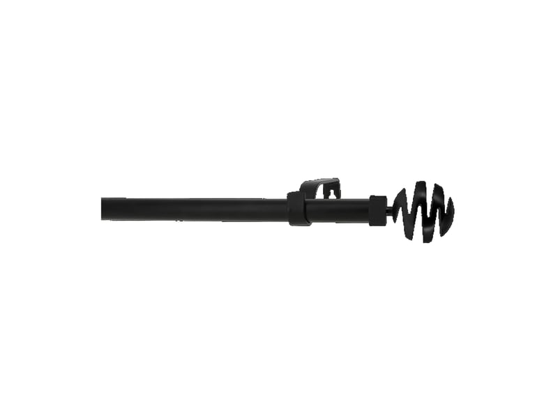  Kit tringle à rideaux extensible avec embouts spirales d19-16mm 160-300 cm  - Conforama A