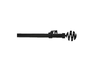 Kit tringle à rideaux extensible avec embouts spirales d19-16mm 160-300 cm