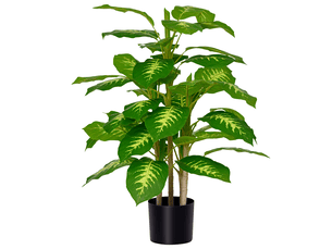 Plante artificielle calathea hauteur 95 cm pot ciment - intérieur