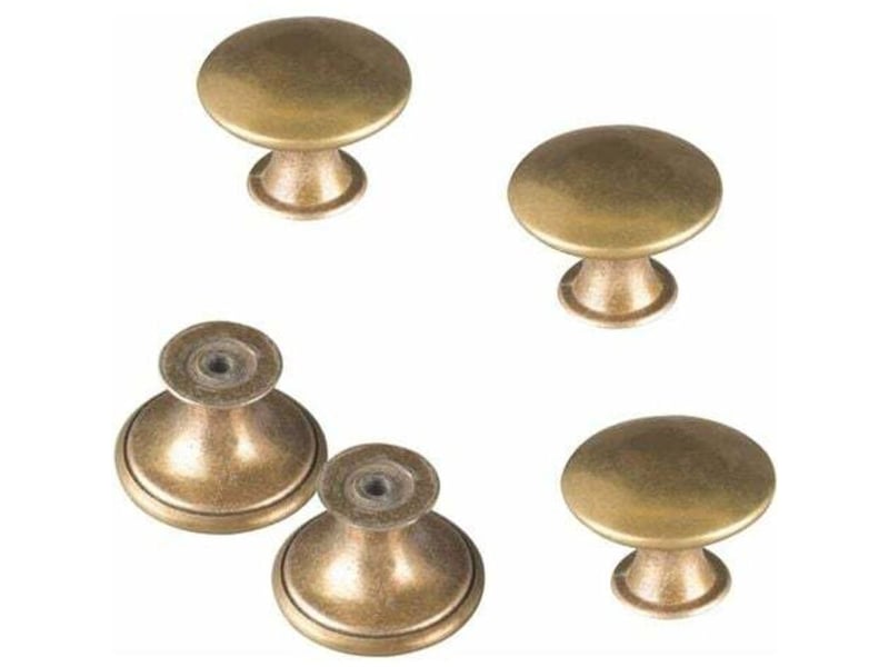  Enowelir bouton de porte laiton 20 pièces vintage laiton poignées boutons de meuble boutons porte de tiroir poignée de meuble bouton  - Conforama D