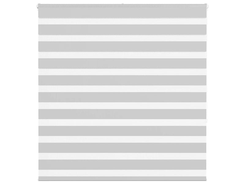 Store zèbre, store de fenêtre gris clair largeur du tissu 135,9 cm polyester cf48466 - Conforama B